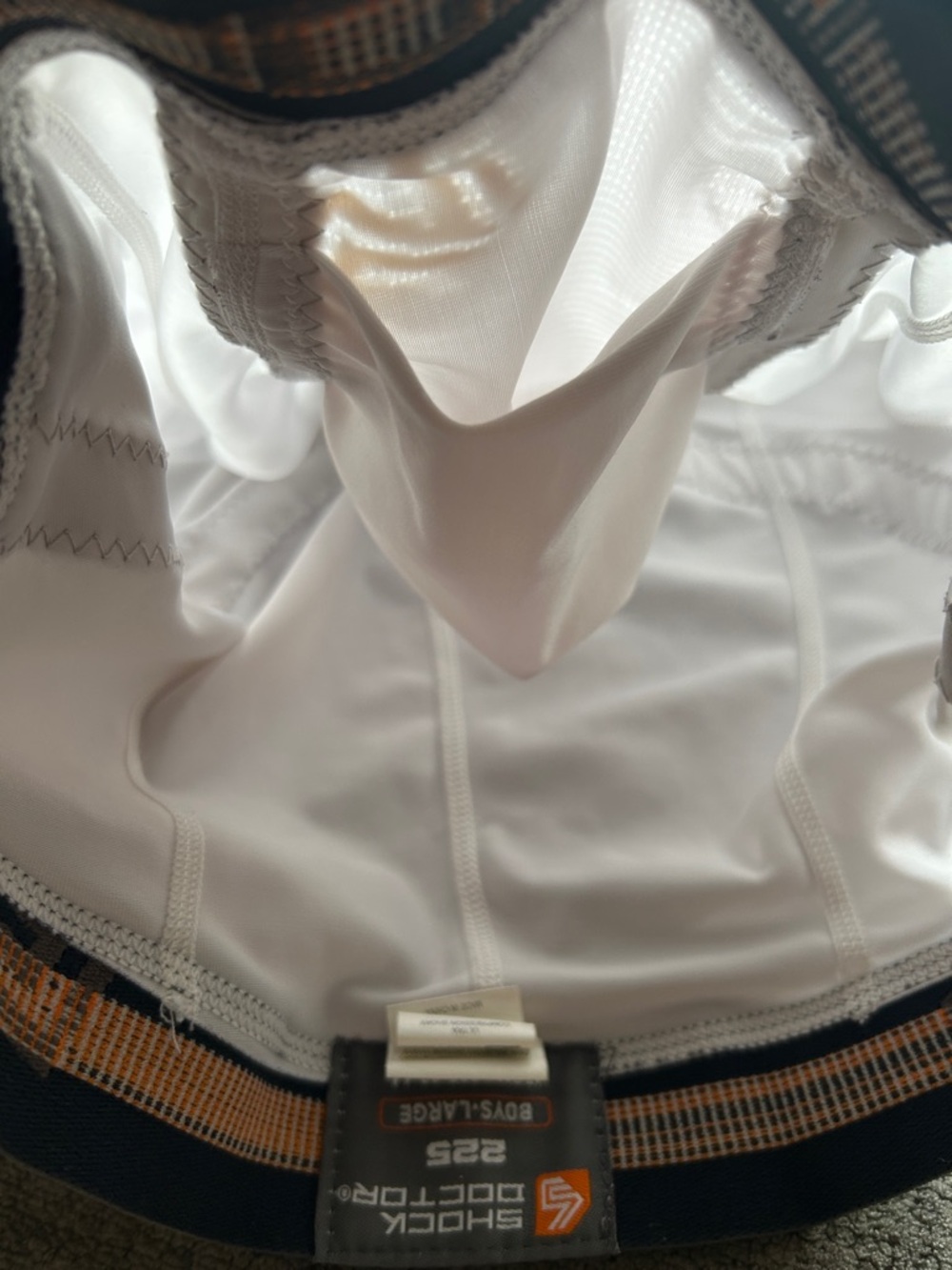 Shock Doctor Kids White Performance Compression Shorts - Picture 6 of 8